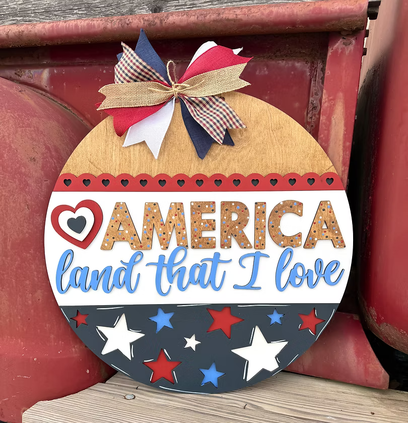 06/25/26 - Patriotic & Proud | Extra Large Patriotic Door Hangers - 6PM
