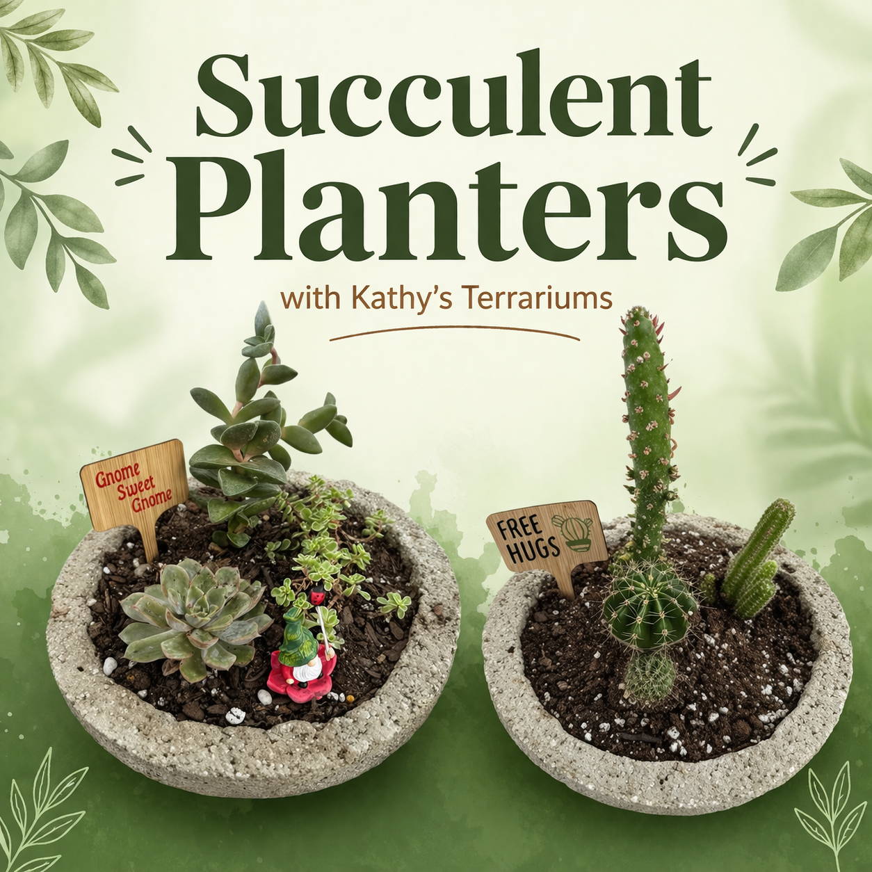 06/04/26 - Succulent Planters with Kathy's Terrariums - 6PM