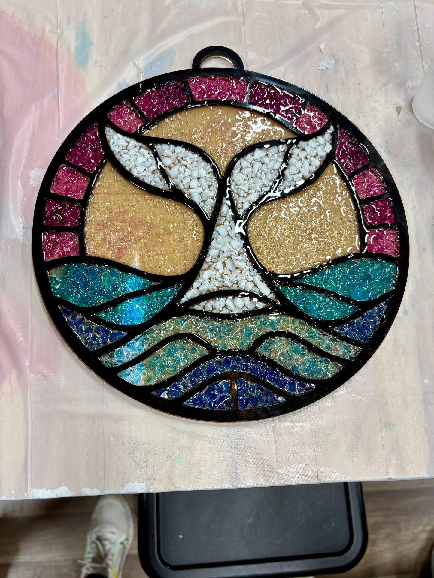 08/13/26 - Justice Private Crushed Glass Suncatchers - 6PM