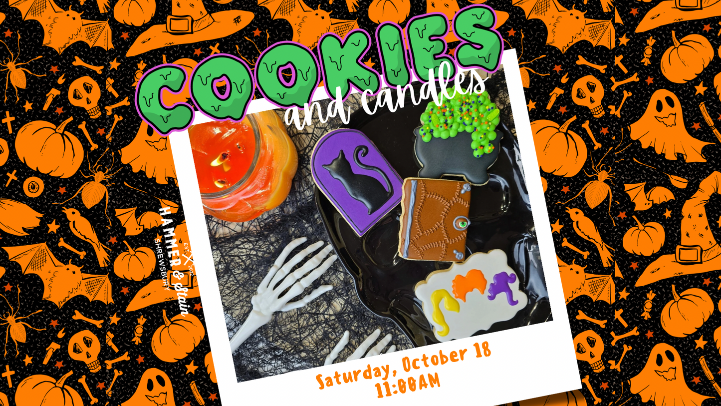 10/18/25 - Sisters Trio Cookies & Candles - 11AM