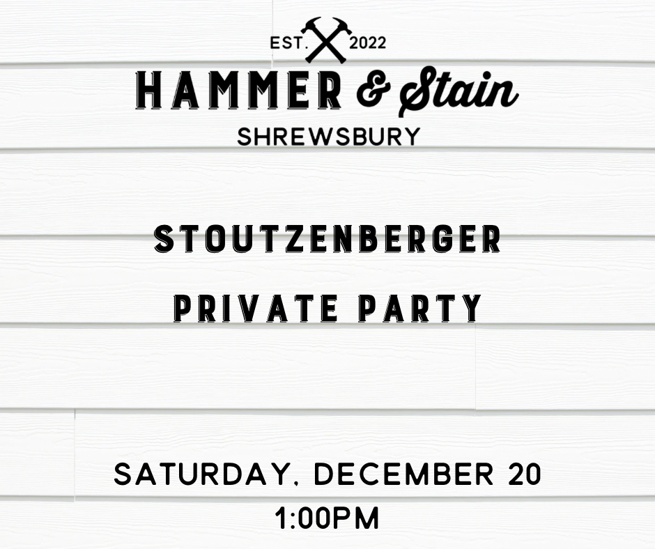12/20/25 - Stoutzenberger Private Party - 1PM
