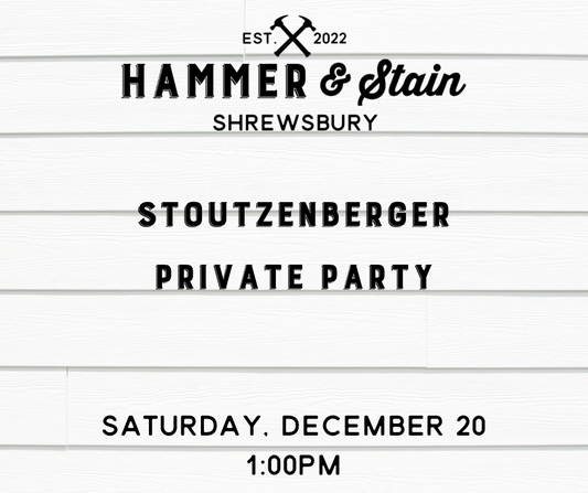 12/20/25 - Stoutzenberger Private Party - 1PM