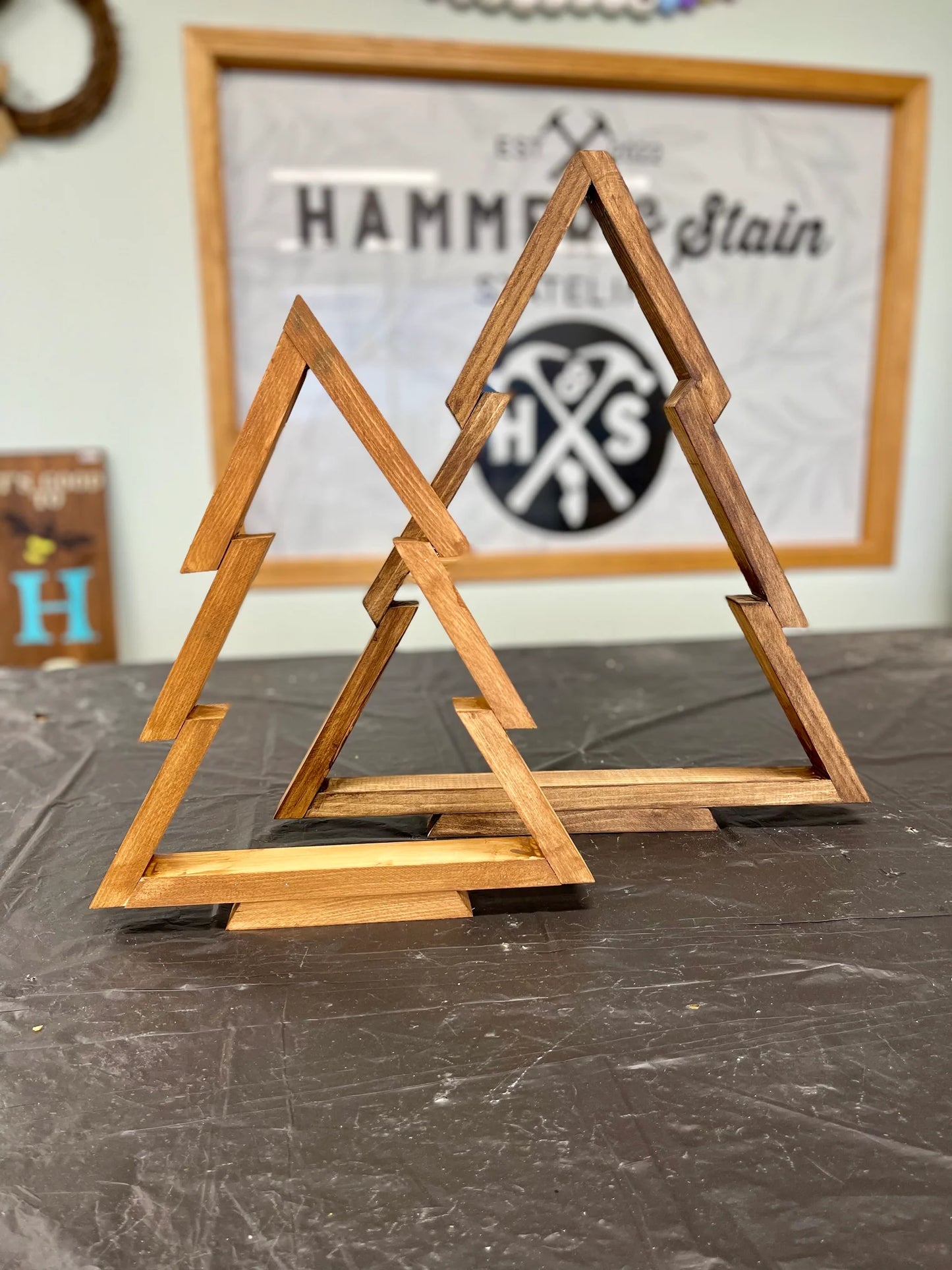 12/01/25 - Triangle & Layered Trees ✨ONLY FIVE SEATS AVAILABLE✨ - 6PM