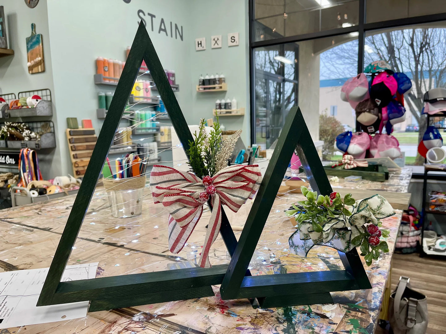 12/01/25 - Triangle & Layered Trees ✨ONLY FIVE SEATS AVAILABLE✨ - 6PM