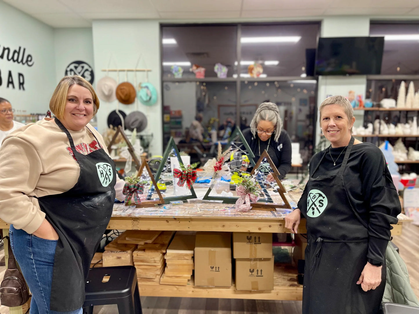 12/01/25 - Triangle & Layered Trees ✨ONLY FIVE SEATS AVAILABLE✨ - 6PM