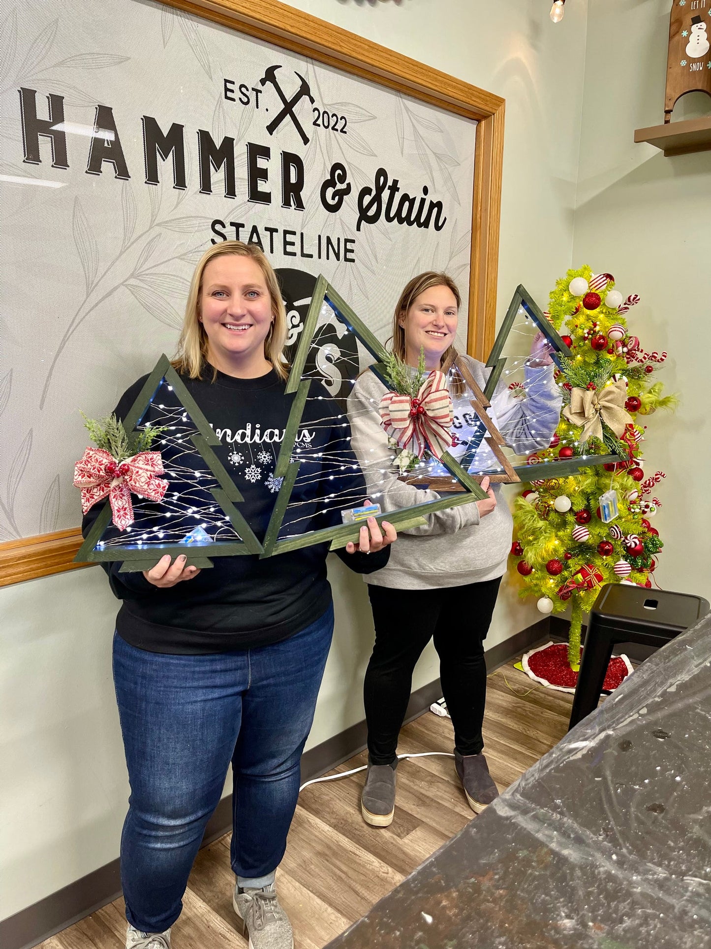 12/01/25 - Triangle & Layered Trees ✨ONLY FIVE SEATS AVAILABLE✨ - 6PM