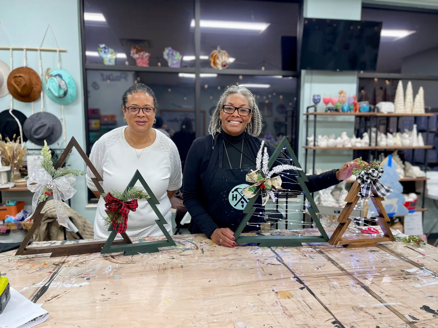 12/01/25 - Triangle & Layered Trees ✨ONLY FIVE SEATS AVAILABLE✨ - 6PM