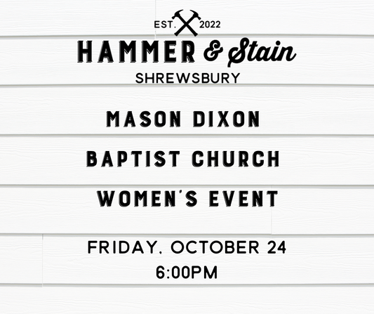 10/24/25 - Mason Dixon Baptist Private Party - 6PM