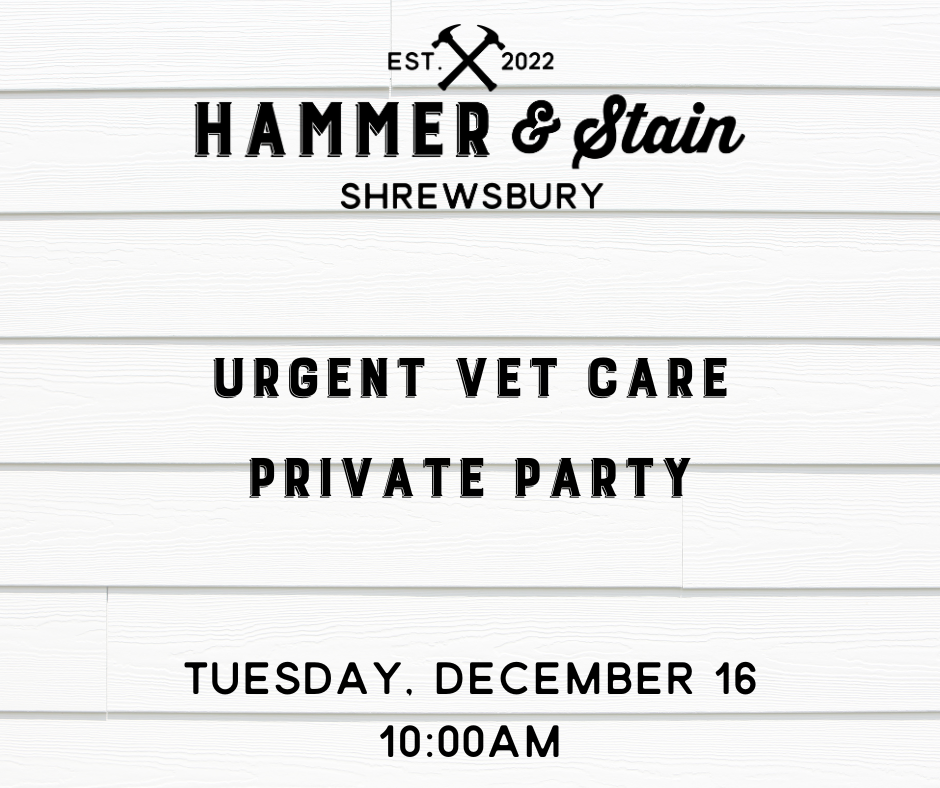 12/16/15 - Urgent Vet Care - 10AM