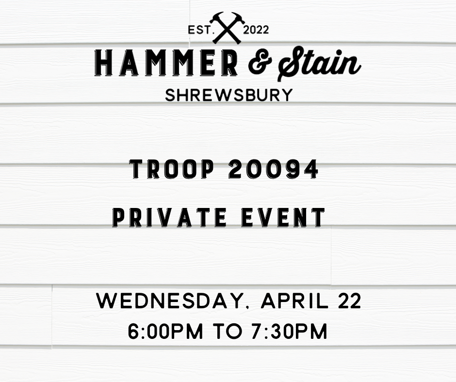04/22/26 - Troop 20094 Private Event - 6PM