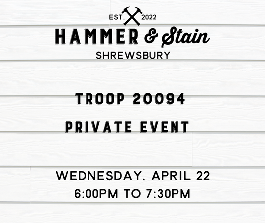 04/22/26 - Troop 20094 Private Event - 6PM
