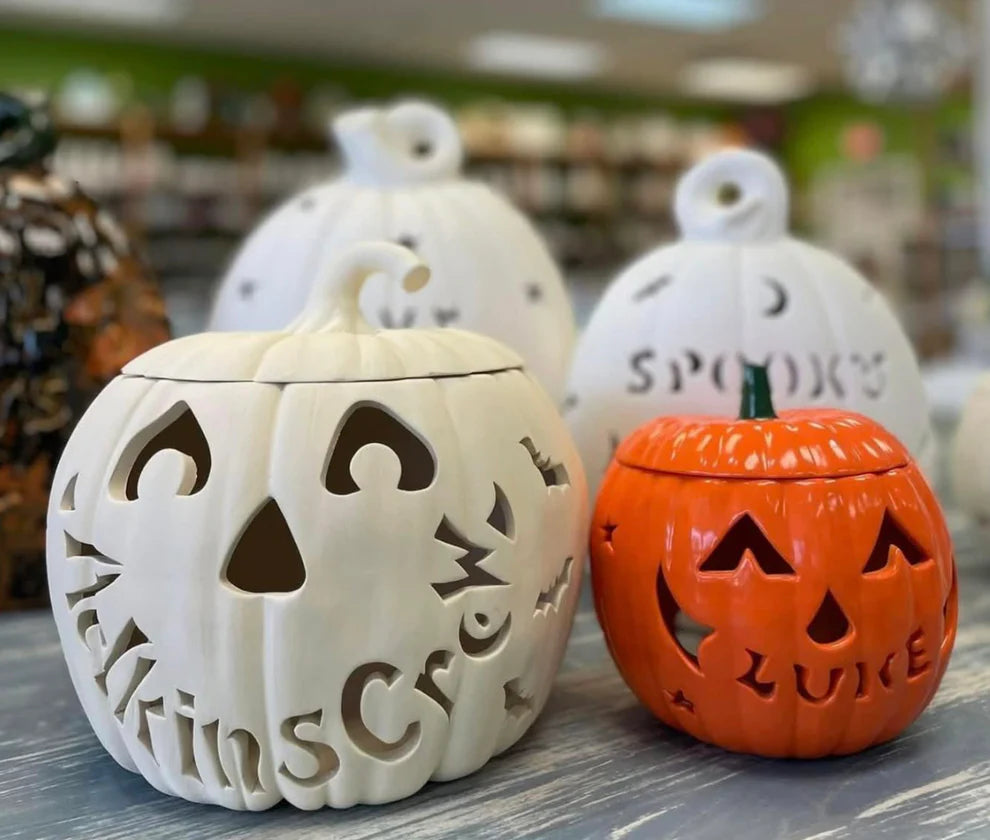 09/24/26 - CUSTOM PERSONALIZED Ceramic Pumpkins - 6PM