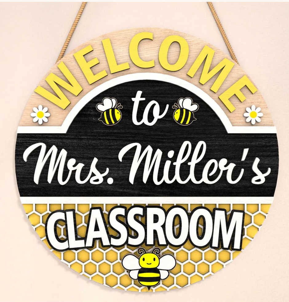 08/28/26 - Classroom Charm | 3D Teacher & Classroom Signs - 6PM