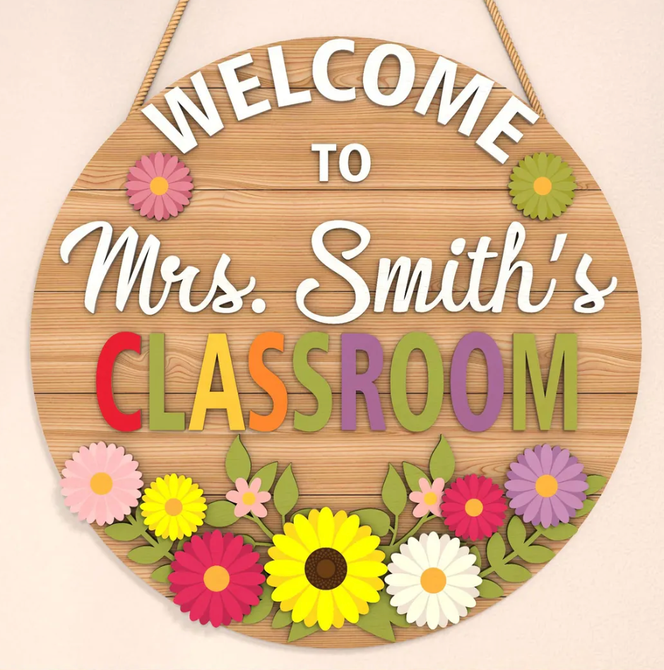 08/28/26 - Classroom Charm | 3D Teacher & Classroom Signs - 6PM