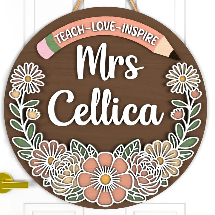 08/28/26 - Classroom Charm | 3D Teacher & Classroom Signs - 6PM