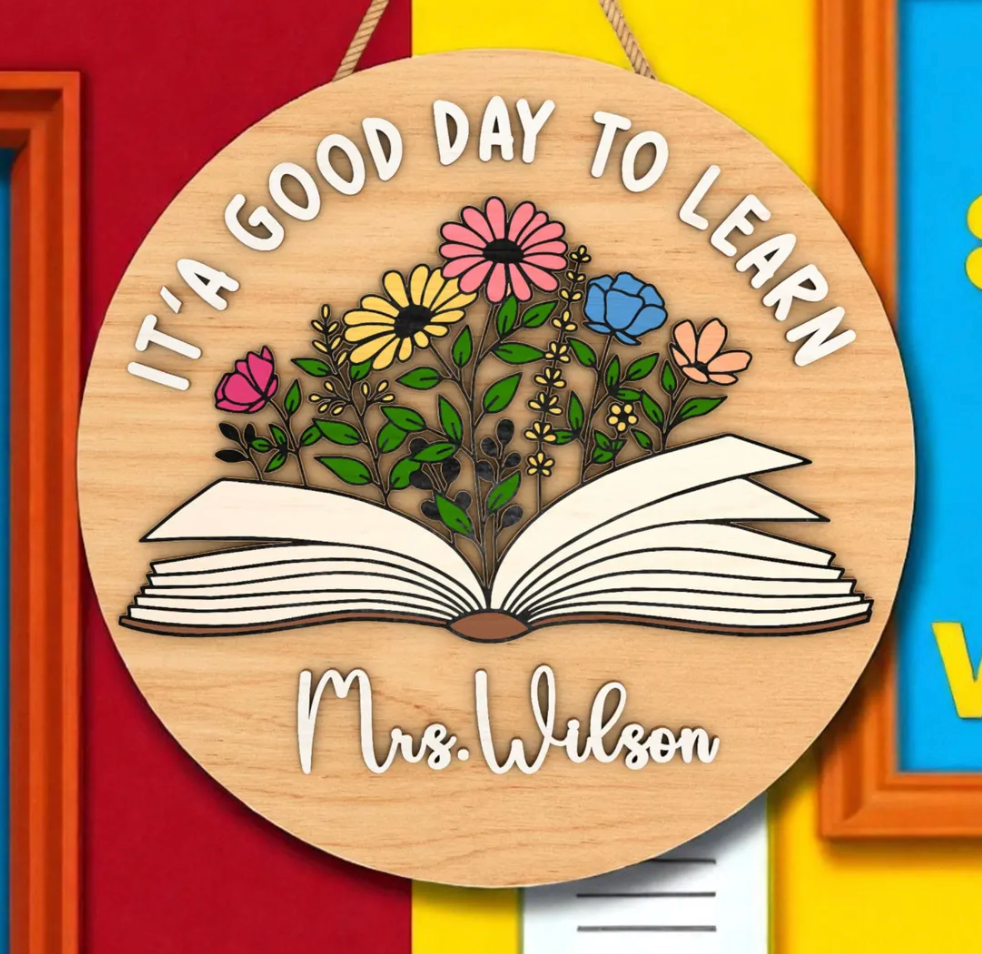08/28/26 - Classroom Charm | 3D Teacher & Classroom Signs - 6PM