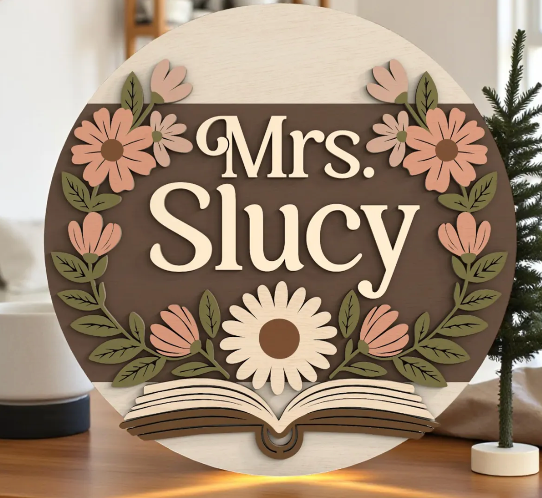 08/28/26 - Classroom Charm | 3D Teacher & Classroom Signs - 6PM