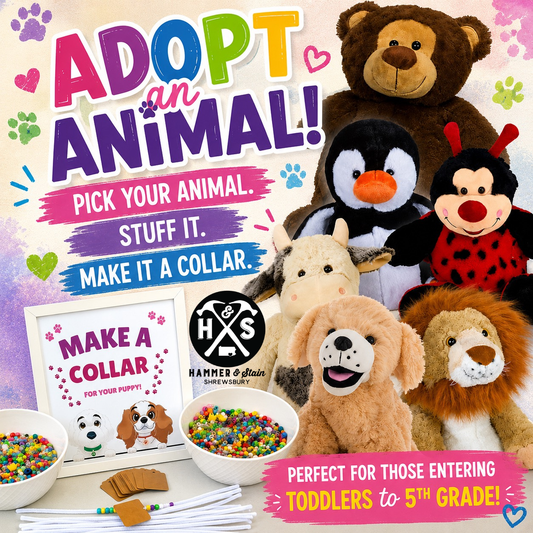 08/17/26 - Hammer Kids Class - Adopt an Animal - 10AM