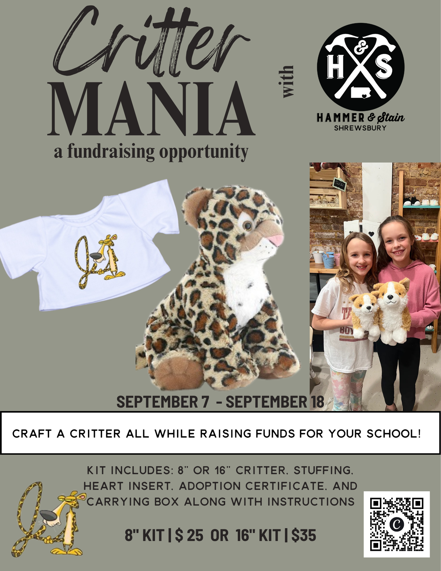 William S. James Elementary - Critter Mania Fundraiser