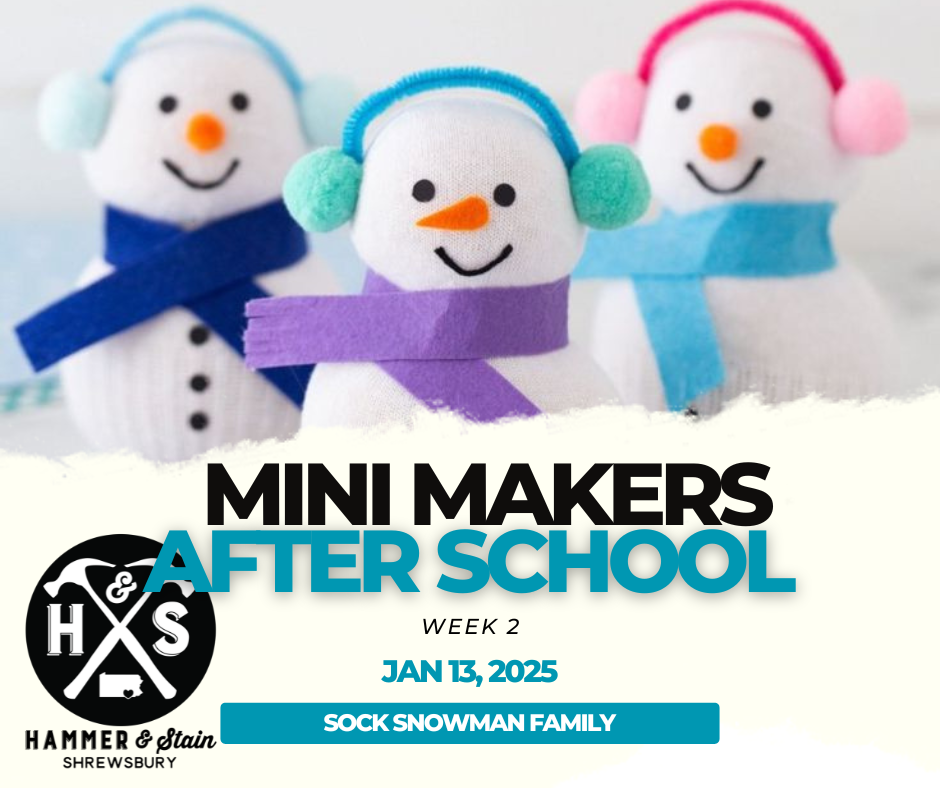 (MONDAY 4:00PM-5:30PM) MINI MAKERS AFTER SCHOOL ART CLASS: JANUARY-MAY 2025