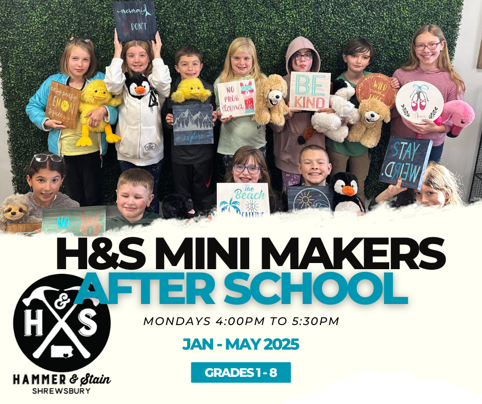 (MONDAY 4:00PM-5:30PM) MINI MAKERS AFTER SCHOOL ART CLASS: JANUARY-MAY 2025