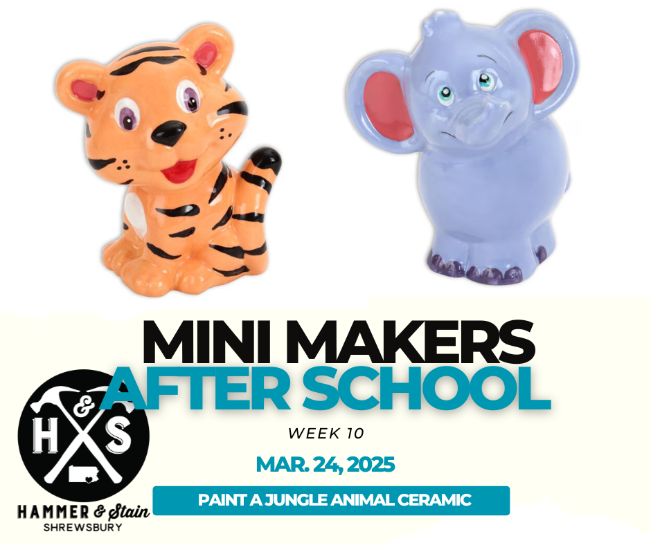 (MONDAY 4:00PM-5:30PM) MINI MAKERS AFTER SCHOOL ART CLASS: JANUARY-MAY 2025