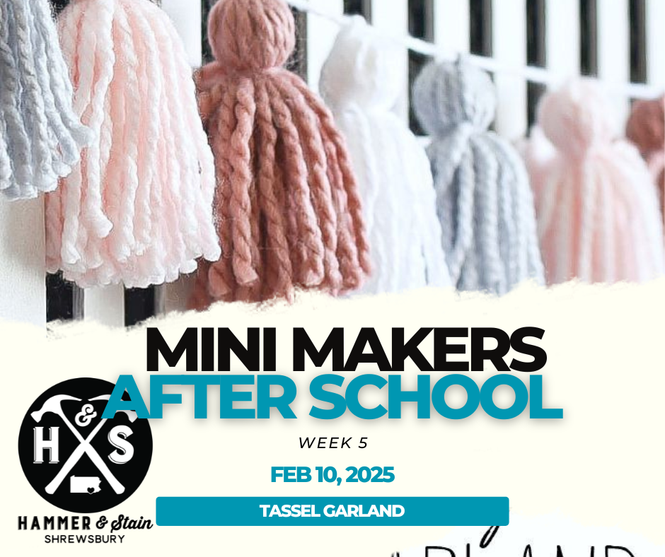 (MONDAY 4:00PM-5:30PM) MINI MAKERS AFTER SCHOOL ART CLASS: JANUARY-MAY 2025