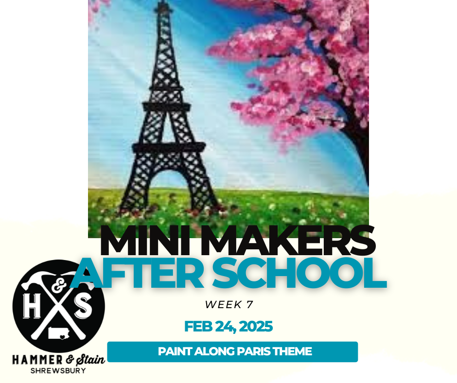 (MONDAY 4:00PM-5:30PM) MINI MAKERS AFTER SCHOOL ART CLASS: JANUARY-MAY 2025