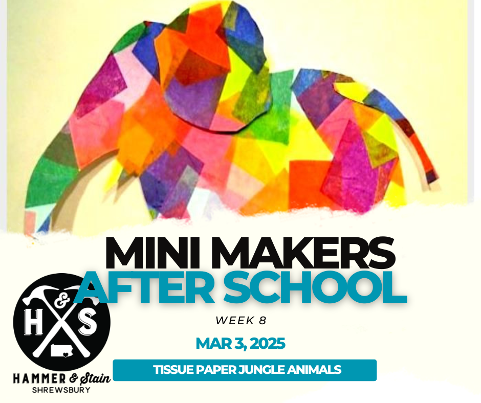 (MONDAY 4:00PM-5:30PM) MINI MAKERS AFTER SCHOOL ART CLASS: JANUARY-MAY 2025