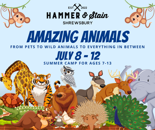 07/08/24 - 07/12/24 - Amazing Animals - Summer Camp