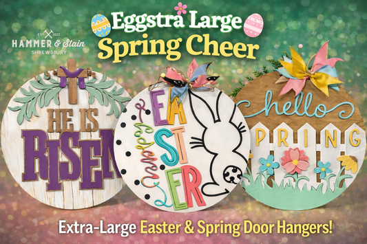 Eggstra Large Spring Cheer | Extra Large Doorhangers