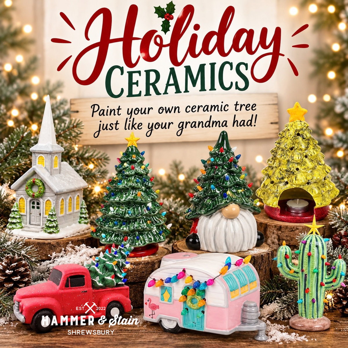 11/10/26 - Holiday Ceramics - 6PM