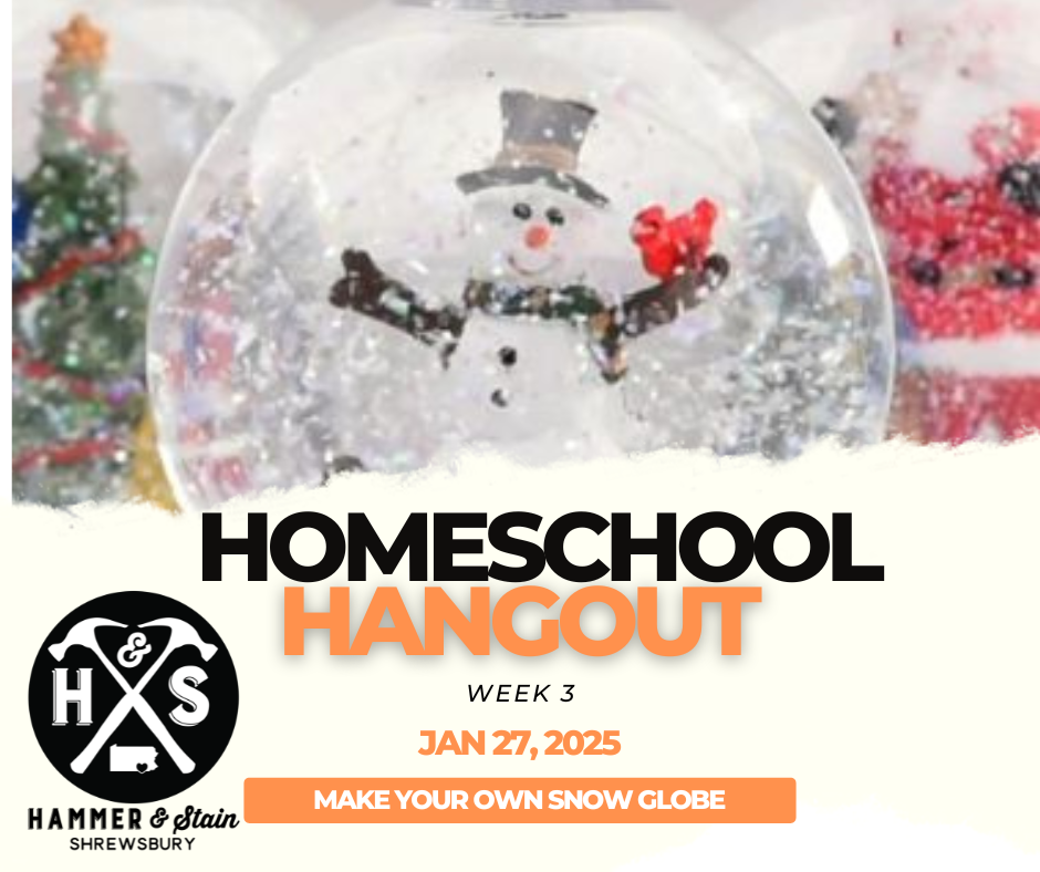 (MONDAY 10:30AM-12PM) HOMESCHOOL HANGOUT ART CLASS: JANUARY-MAY 2025