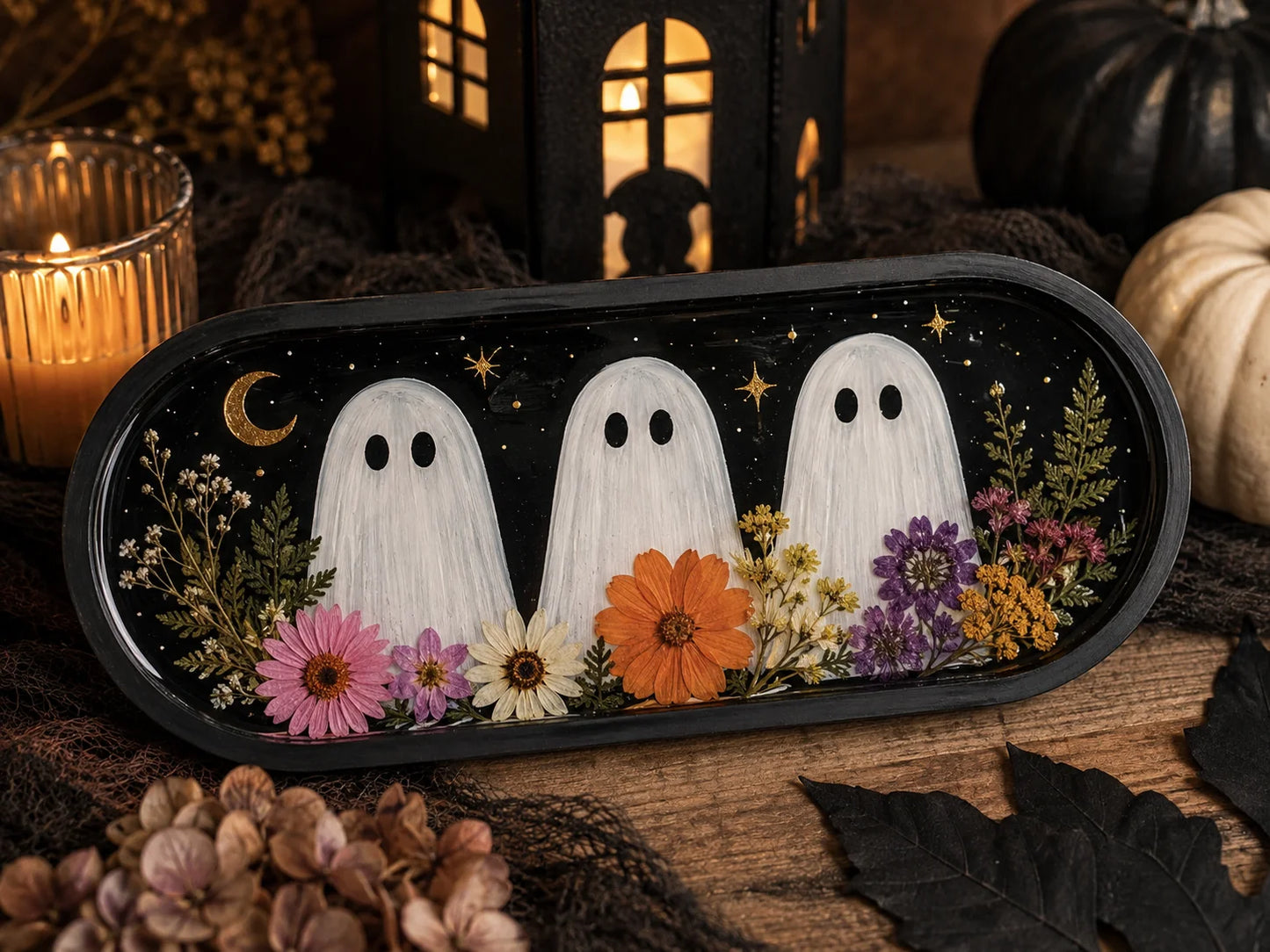 10/22/26 - Boo-tifully Blooming | Pressed Flower Ghost Art - 6PM
