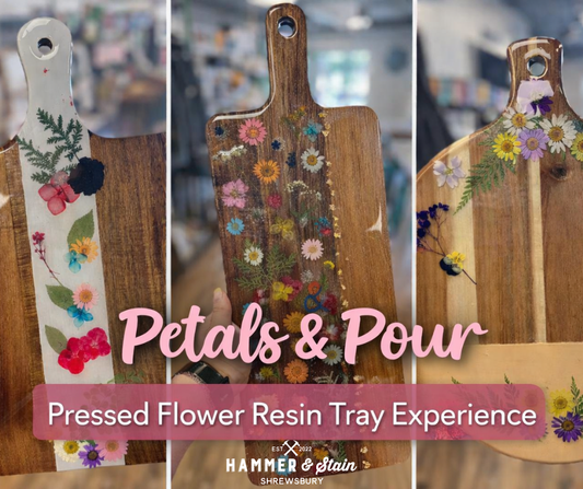 05/08/26 - Petals & Pour: Pressed Flower & Resin Trays - 6PM
