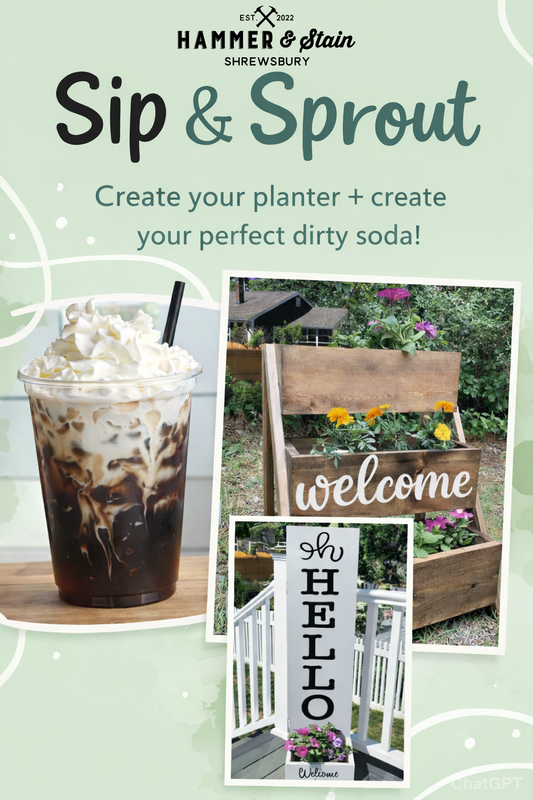 04/09/26- Sip & Sprout | Planters & Dirty Sodas - 6:00 PM