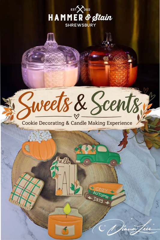 09/25/26 - Sweets & Scents | Cookie Decorating & Candle Making Experience with Diana Lee's - 6PM