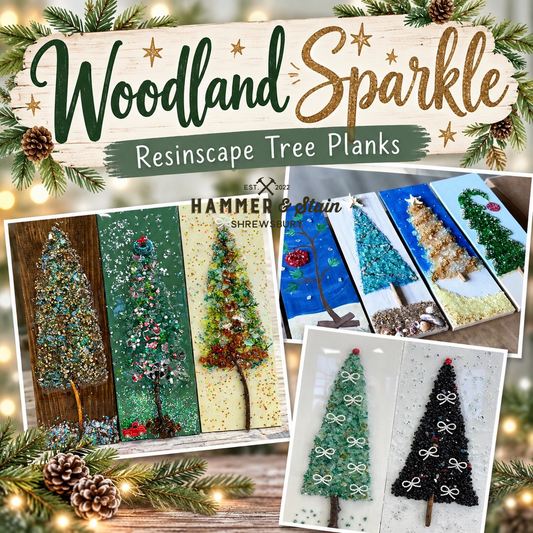 11/17/26 - Woodland Sparkle | ResinScape Christmas Trees - 6PM
