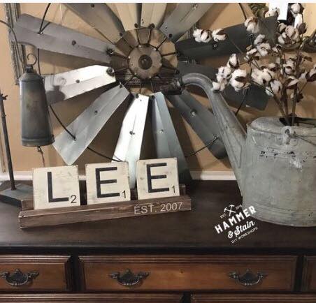 Scrabble Tiles with Stand - Hammer @ Home Kit